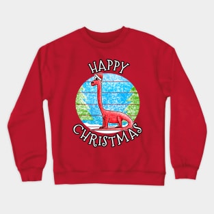Christmas Diplodocus Dinosaur Xmas 2022 Crewneck Sweatshirt